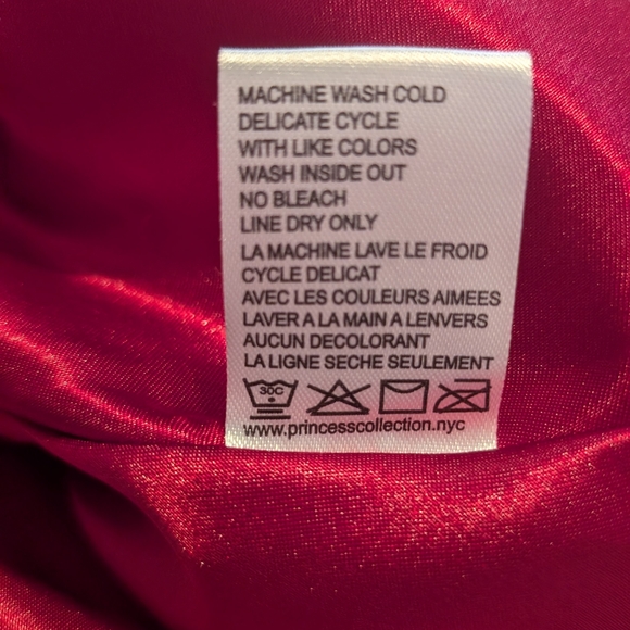 American Princess Maroon Lace Dress with Pearl Detail - Picture 13 of 13